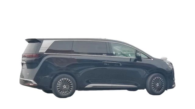 Black BYD Denza D9 electric MPV