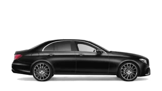 Black Mercedes-Benz E-Class sedan